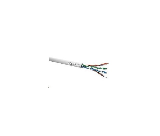 Instalační kabel Solarix UTP, Cat5E, drát, PVC, box 305m