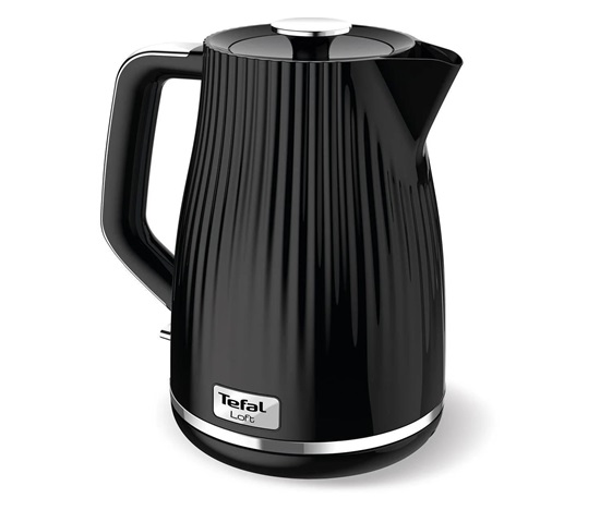 Tefal KO250830 Loft rychlovarná konvice, 2400 W, 1.7 l, kontrolka, automatické vypnutí, černá