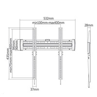 Levný pevný držák Tv Fiber Mounts MC643