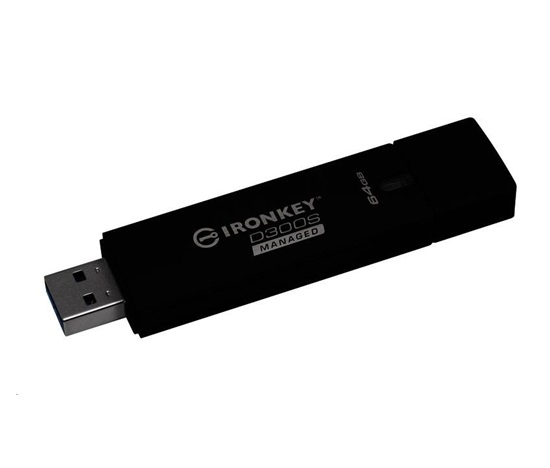 Kingston Flash Disk 64GB D300S AES 256 XTS Encrypted Managed USB Drive