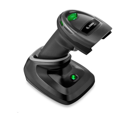POŠKOZENÝ OBAL - Zebra čtečka DS2278-SR USB KIT 2D black, USB (HID) kabel, (prezentační stojánek) - 10m dosah
