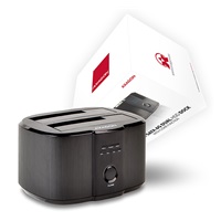 Bazar - AXAGON ADSA-ST USB3.0 - 2x SATA 6G CLONE DUAL HDD dock station