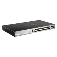 D-Link DGS-3130-30S/SI L3 Stackable Managed Gigabit Switch, 24x SFP, 2x 10GBASE-T, 4x SFP+