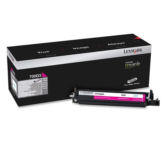 Lexmark purpurový Developer Unit 700D3 pro C2132, CS31x, CS41x, CS51x, CS31x a CX41x - 40 000 str