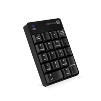 CONNECT IT NumCALC bezdrátová numerická klávesnice, (+ 1x AAA baterie zdarma), ČERNÁ