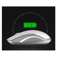 RAPOO myš 7200M Multi-mode bezdrátová, bílá
