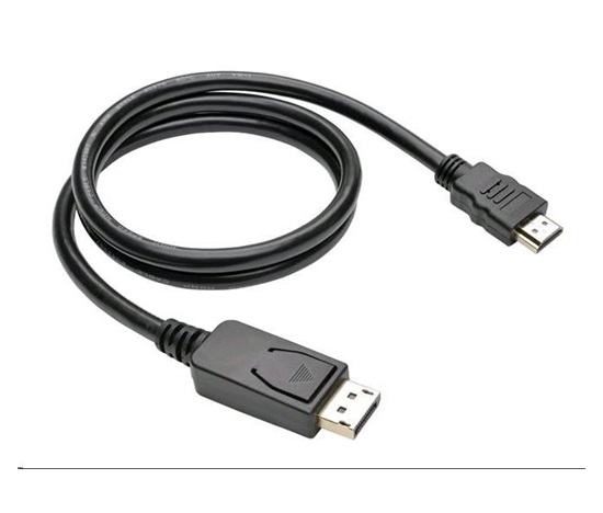 C-TECH kabel DisplayPort/HDMI, 1m, černý