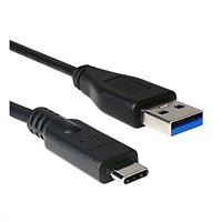 C-TECH kabel USB 3.0 AM na USB-C kabel (AM/CM), 1m, černý