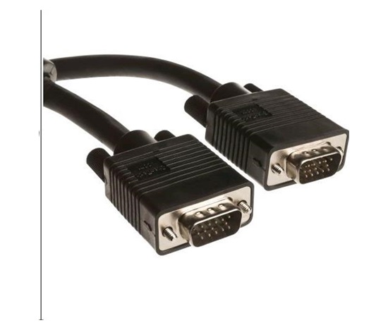 C-TECH kabel VGA, M/M, stíněný, 1,8m