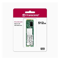 TRANSCEND SSD 220S 512GB, M.2 2280, PCIe Gen3x4, NVMe, M-Key, 3D TLC, with Dram