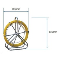 Protahovací pero sklolaminátové ve stojanu, délka 100m, průměr 6mm