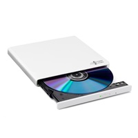 HITACHI LG - externí mechanika DVD-W/CD-RW/DVD±R/±RW/RAM GP57EW40, Slim, White, box+SW