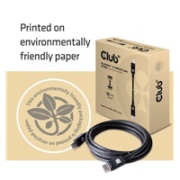 Club3D Kabel certifikovaný DisplayPort 1.4, HBR3, 8K60Hz (M/M), 3m, 28 AWG