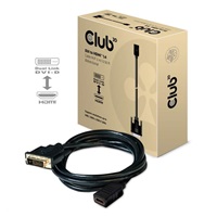 Club3D Kabel DVI-D na HDMI 1.4, (M/F), 2m