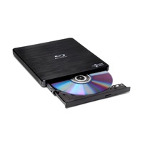 HITACHI LG - externí mechanika BD-W/CD-RW/DVD±R/±RW/RAM/M-DISC BP55EB40, Black, box+SW