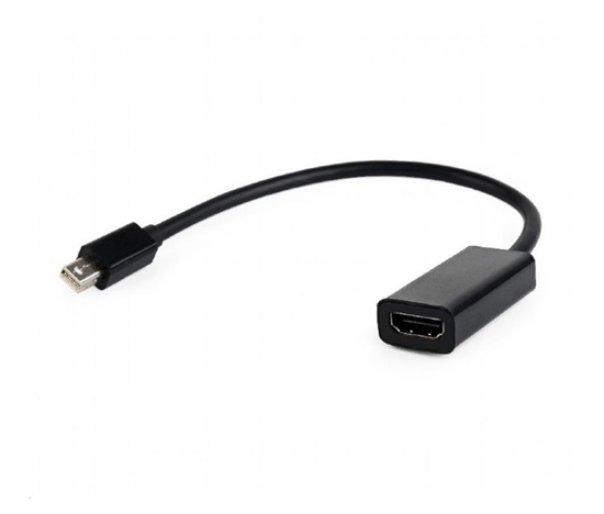 GEMBIRD Kabel red. miniDisplayport na HDMI, M/F, černá