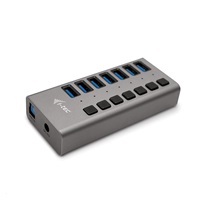 iTec USB 3.0 nabíjecí HUB 7port + Power Adapter 36 W