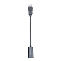 MANHATTAN Adaptér, DisplayPort, DP-Male/HDMI-Female, černý