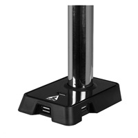 ARCTIC stolní držák Z2 (Gen3) pro 2x LCD do 34", nosnost 2x15kg, 4x USB HUB, černý (black)