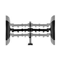 ARCTIC stolní držák Z2 (Gen3) pro 2x LCD do 34", nosnost 2x15kg, 4x USB HUB, černý (black)