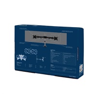 ARCTIC stolní držák Z2 (Gen3) pro 2x LCD do 34", nosnost 2x15kg, 4x USB HUB, černý (black)