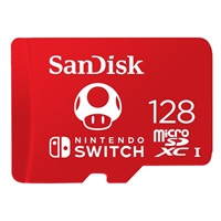 SanDisk MicroSDXC karta 128GB for Nintendo Switch (R:100/W:90 MB/s, UHS-I, V30,U3, C10, A1) licensed Product,Super Mario – náhled 1