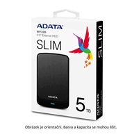ADATA Externí HDD 1TB 2,5" USB 3.1 AHV320, černý