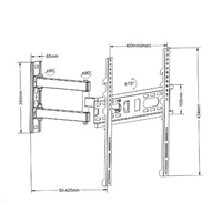 Fiber Mounts FM761 - kloubový otočný sklopný držák Tv 26-55