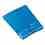 Podložka pod myš a zápěstí Fellowes Health-V CRYSTAL gelová Microban modrá
