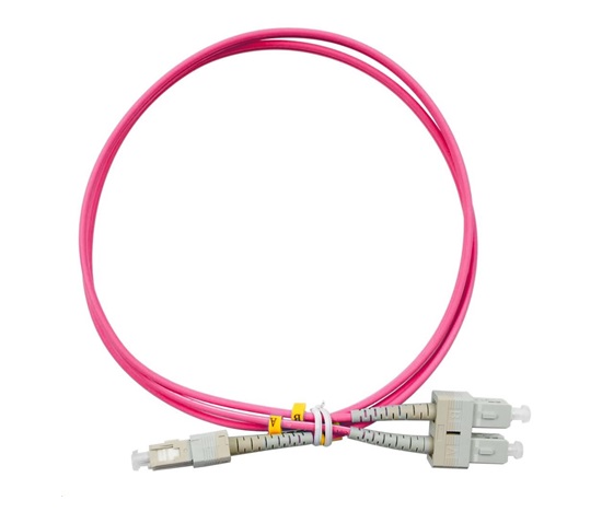 Duplexní patch kabel MM 50/125, OM4, SC-SC, LS0H, 10m