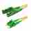 Duplexní patch kabel SM 9/125, OS2, E2000(APC)-LC(APC), LS0H, 2m