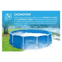 Marimex Florida Premium bazén 2,15x4,00x1,22 m bez příslušenství - motiv RATAN