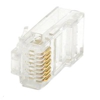 Konektor UTP RJ45 (8p8c), Cat6, 50µm, licna(lanko) - 100 ks