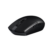 C-TECH myš WLM-06S, bezdrátová, 1600DPI, 6 tlačítek, černo-grafitová, tichá