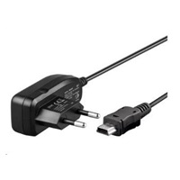 Goobay Napájecí a nabíjecí adaptér 230V na mini USB pro mobilní telefony, 1A
