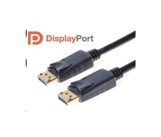 PREMIUMCORD DisplayPort 1.2 přípojný kabel M/M, zlacené konektory, 5m