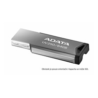 ADATA Flash Disk 16GB USB 2.0 DashDrive UV250, stříbrná