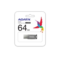 ADATA Flash Disk 64GB UV250, USB 2.0 Dash Drive, stříbrná