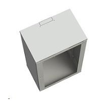 Solarix rozvaděč nástěnný SENSA 15U 400mm, dveře plech, RAL 7035