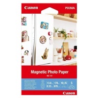 Canon magnetický fotopapír MG-101, 10x15cm, 5 listů v balení, 670 g/m