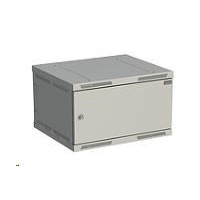 Solarix rozvaděč nástěnný SENSA 6U 500mm, dveře plech, RAL 7035