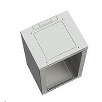 Solarix rozvaděč nástěnný SENSA 12U 500mm, dveře plech, RAL 7035