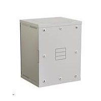 Solarix rozvaděč nástěnný SENSA 15U 500mm, dveře plech, RAL 7035