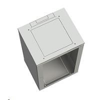 Solarix rozvaděč nástěnný SENSA 15U 500mm, dveře plech, RAL 7035