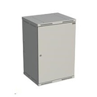 Solarix rozvaděč nástěnný SENSA 18U 500mm, dveře plech, RAL 7035