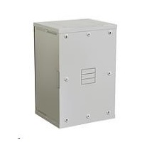 Solarix rozvaděč nástěnný SENSA 18U 500mm, dveře plech, RAL 7035