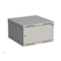 Solarix rozvaděč nástěnný SENSA 6U 600mm, dveře plech, RAL 7035