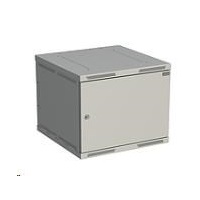 Solarix rozvaděč nástěnný SENSA 9U 600mm, dveře plech, RAL 7035