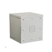 Solarix rozvaděč nástěnný SENSA 12U 600mm, dveře plech, RAL 7035
