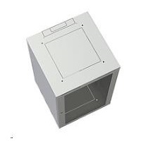 Solarix rozvaděč nástěnný SENSA 12U 600mm, dveře plech, RAL 7035